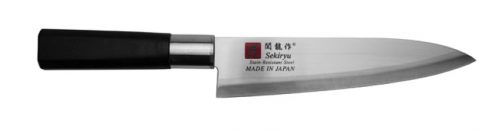 Kniv rostfritt stål Gyuto 180mm ABS svart handtag