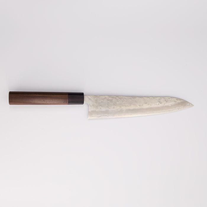 Ishizuchi Knife - Gin3 - Nshiji - Gyuto - Rosewood Octagon Handle - 21 cm